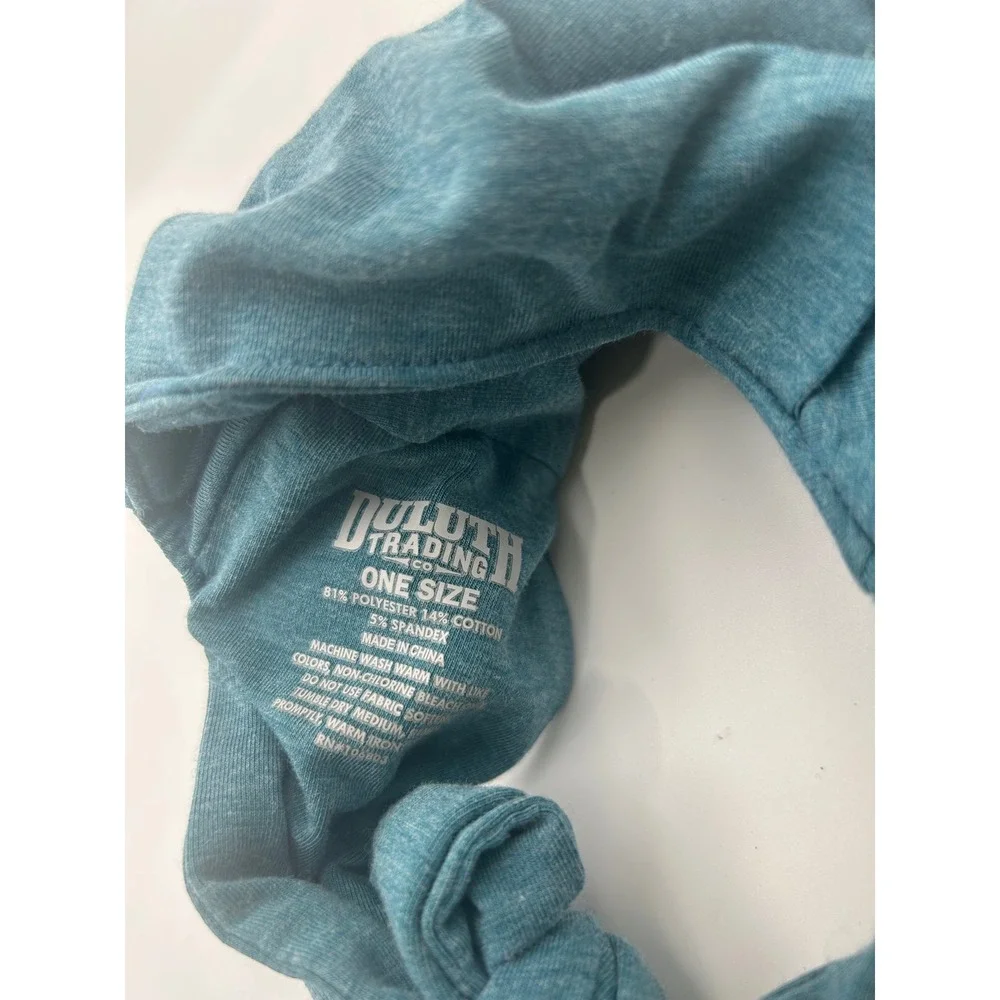 Duluth Trading Co Womens Knotted Headband Visor Teal Heather One Size B979